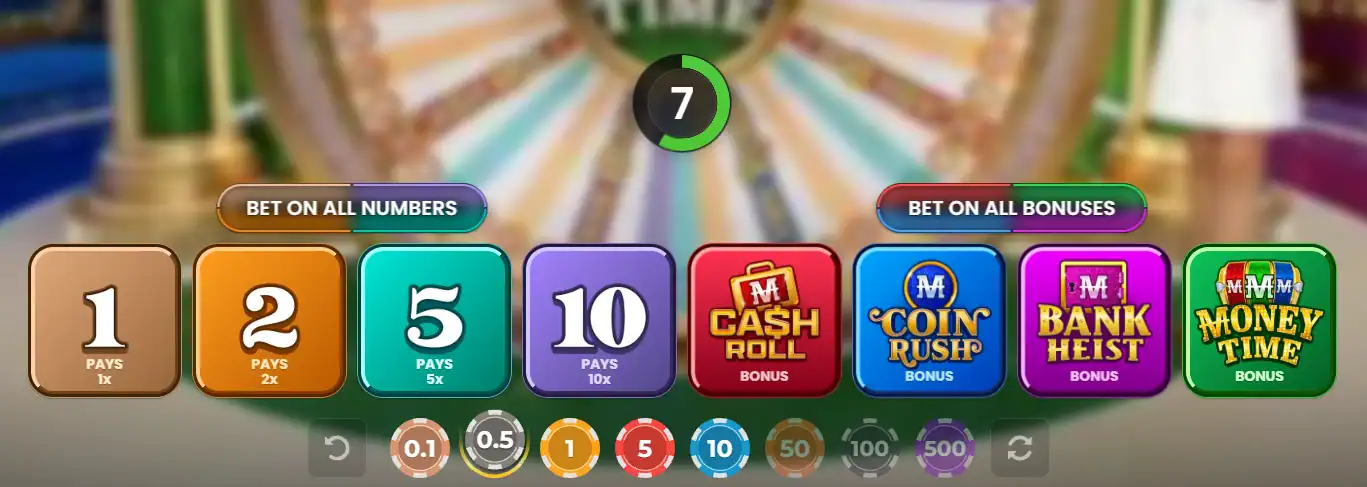 Money time casino placing bets gameplay